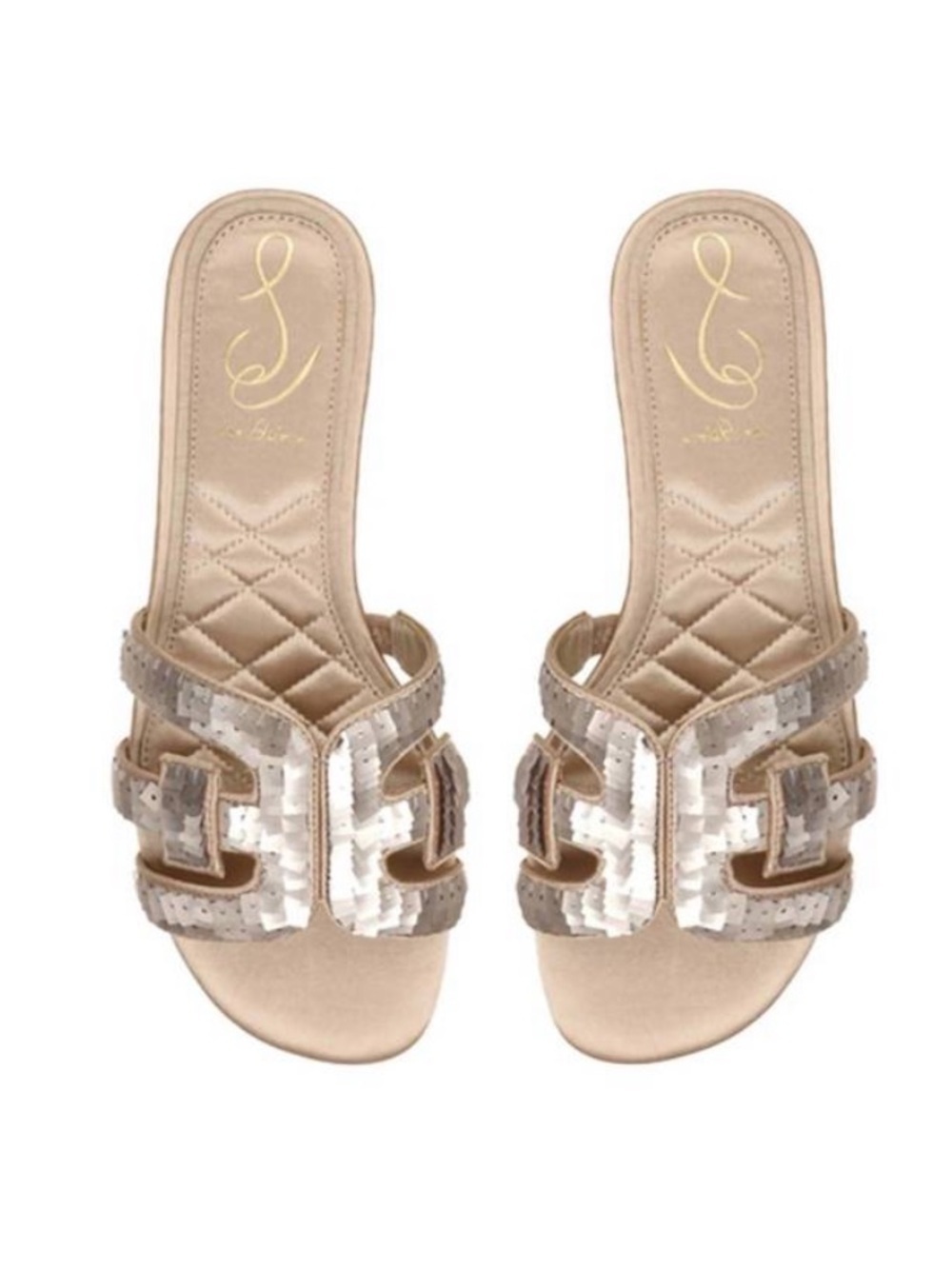 Sam Edelman Bay Glamour Slide Sandals
Women's Molten Gold sequin Size 9